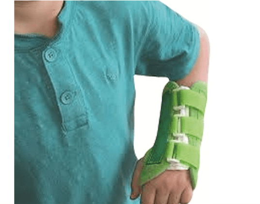 Ferula para muñeca infantil