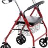 Andadera Ortopédica Con Asiento Roja Para Adulto